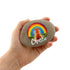 Rainbow Golden Retriever Personalised Pebble